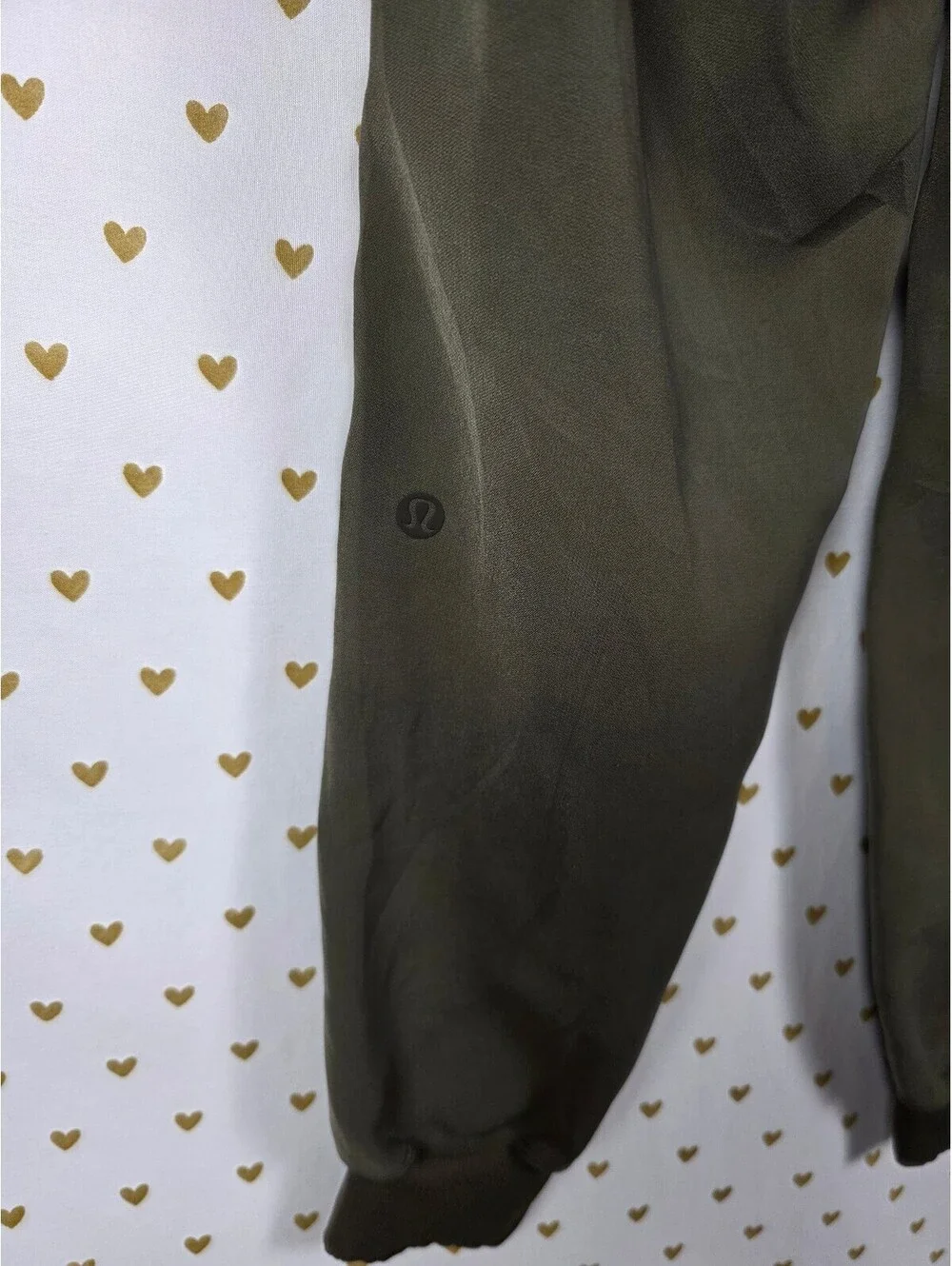 Lululemon Women's Olive Green High Rise Stretch Jogger Pants Size 2